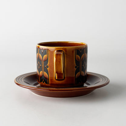 HEIRLOOM エアルーム カップ&ソーサー Autumn brown