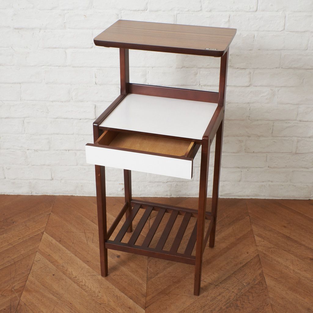 オールドカリモク 電話台