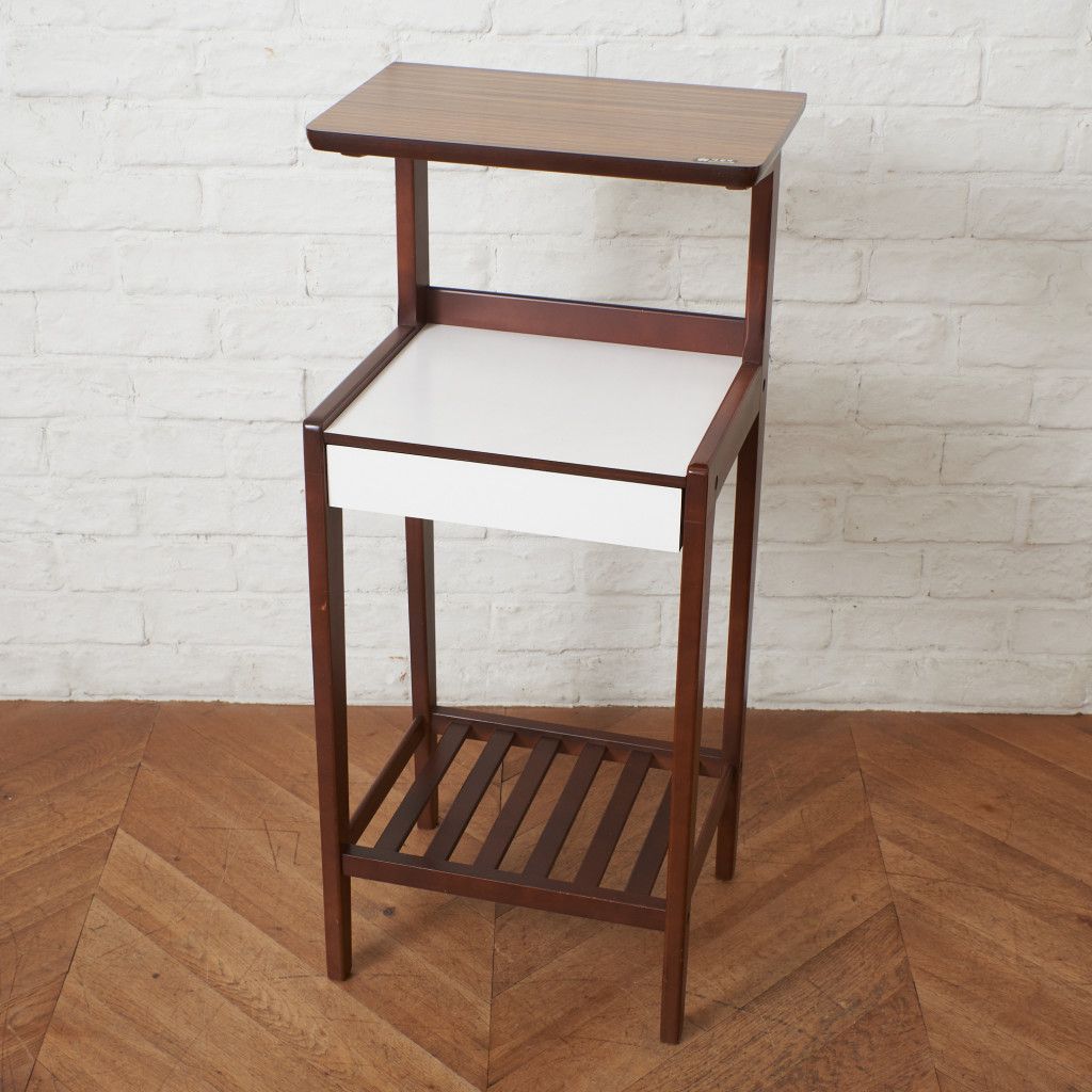 オールドカリモク 電話台