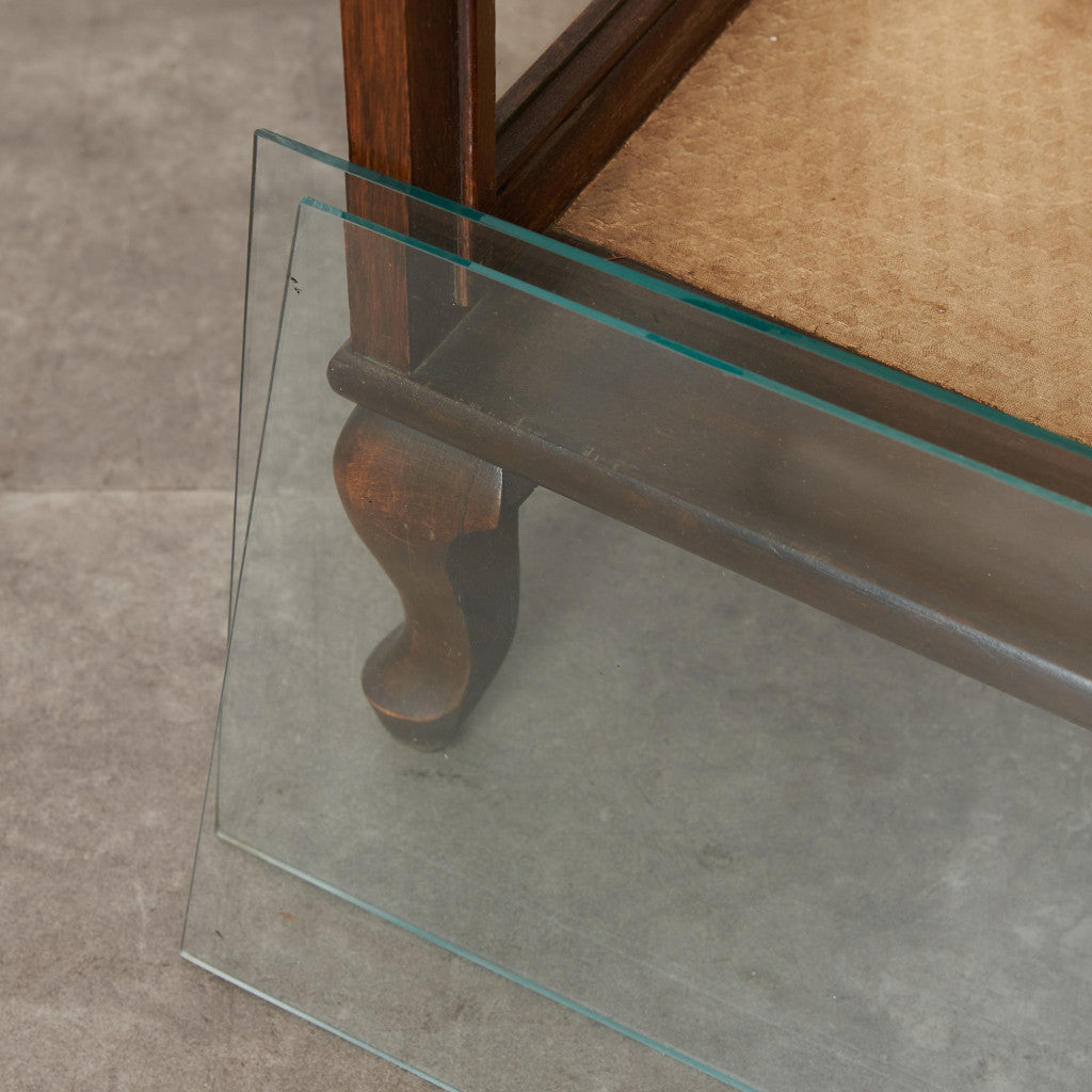 英国アンティーク ガラスキャビネット