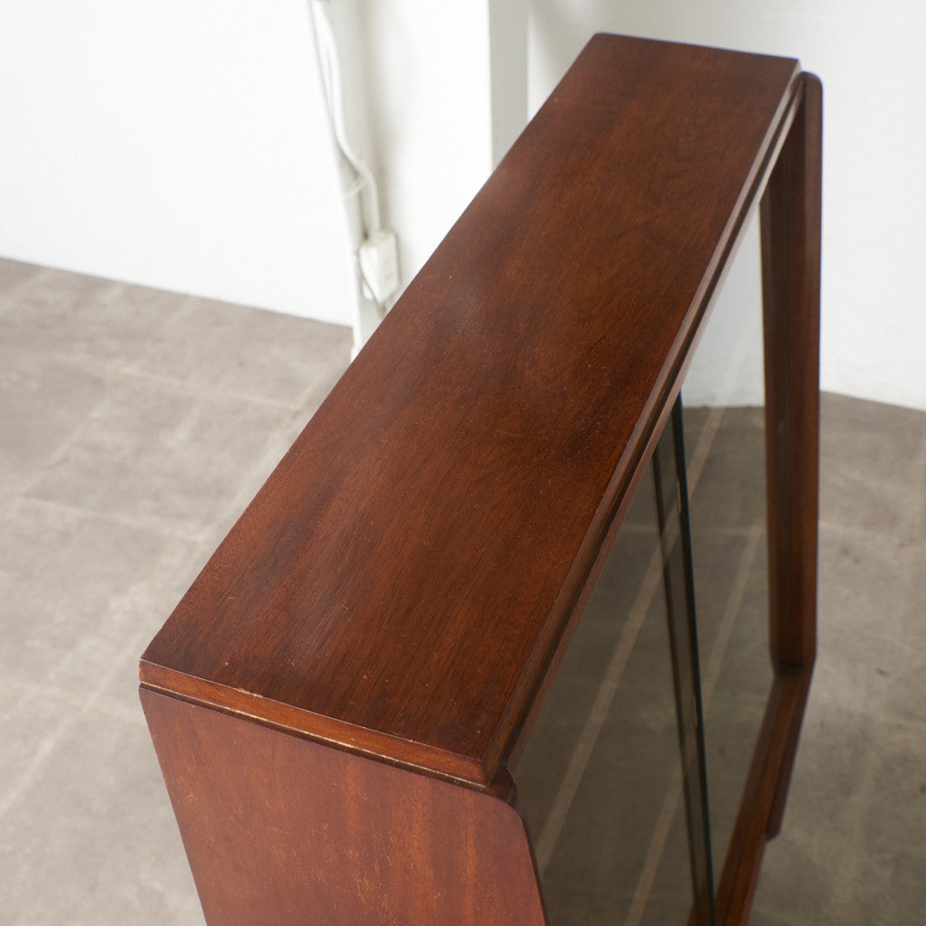 英国ヴィンテージ ガラスキャビネット