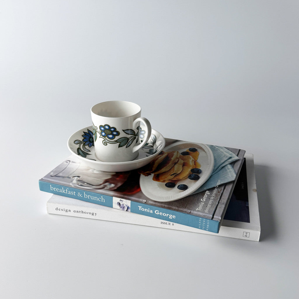 ART NOUVEAU アールヌーボー ブルー カップ＆ソーサー – rocca rocca