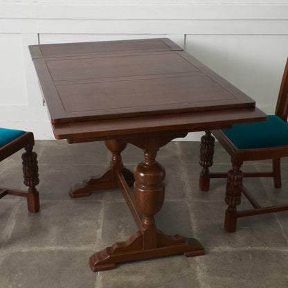 英国アンティーク ドローリーフ ダイニングテーブル