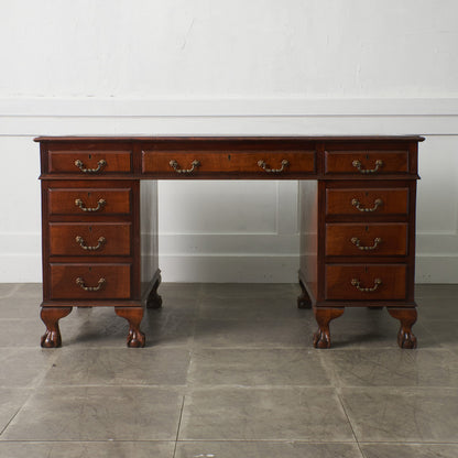 西欧アンティーク 両袖デスク