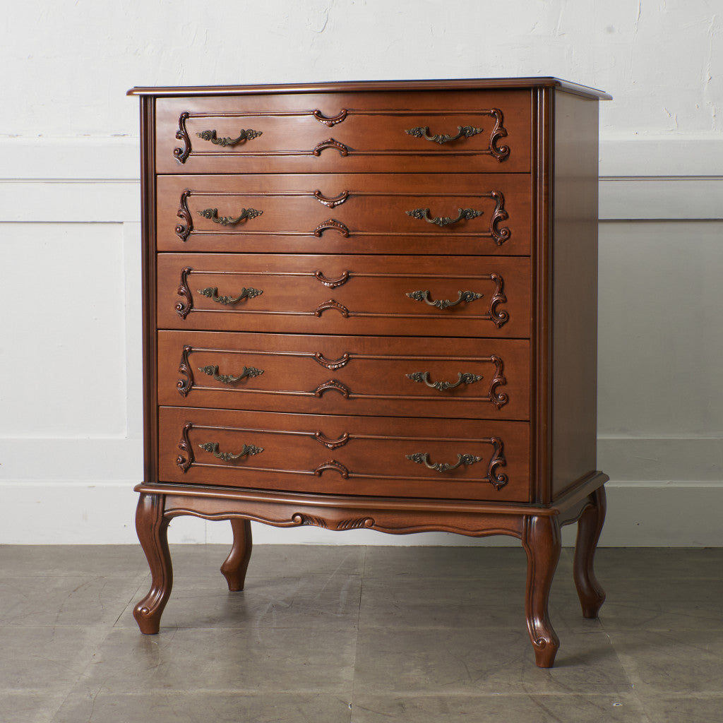 イタリア製 5段チェスト