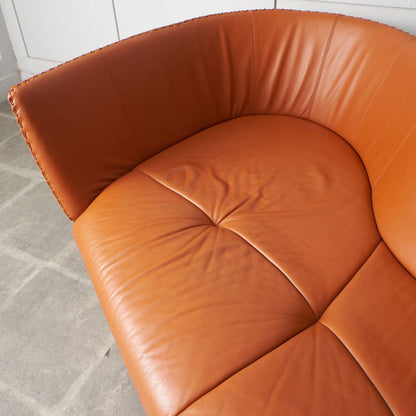 カウチソファ 総本革張り DS-102