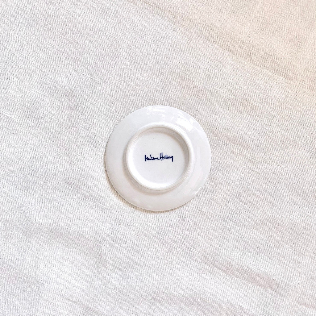 マリアンヌハルバーグ 瀬戸焼 豆皿 メッシュ