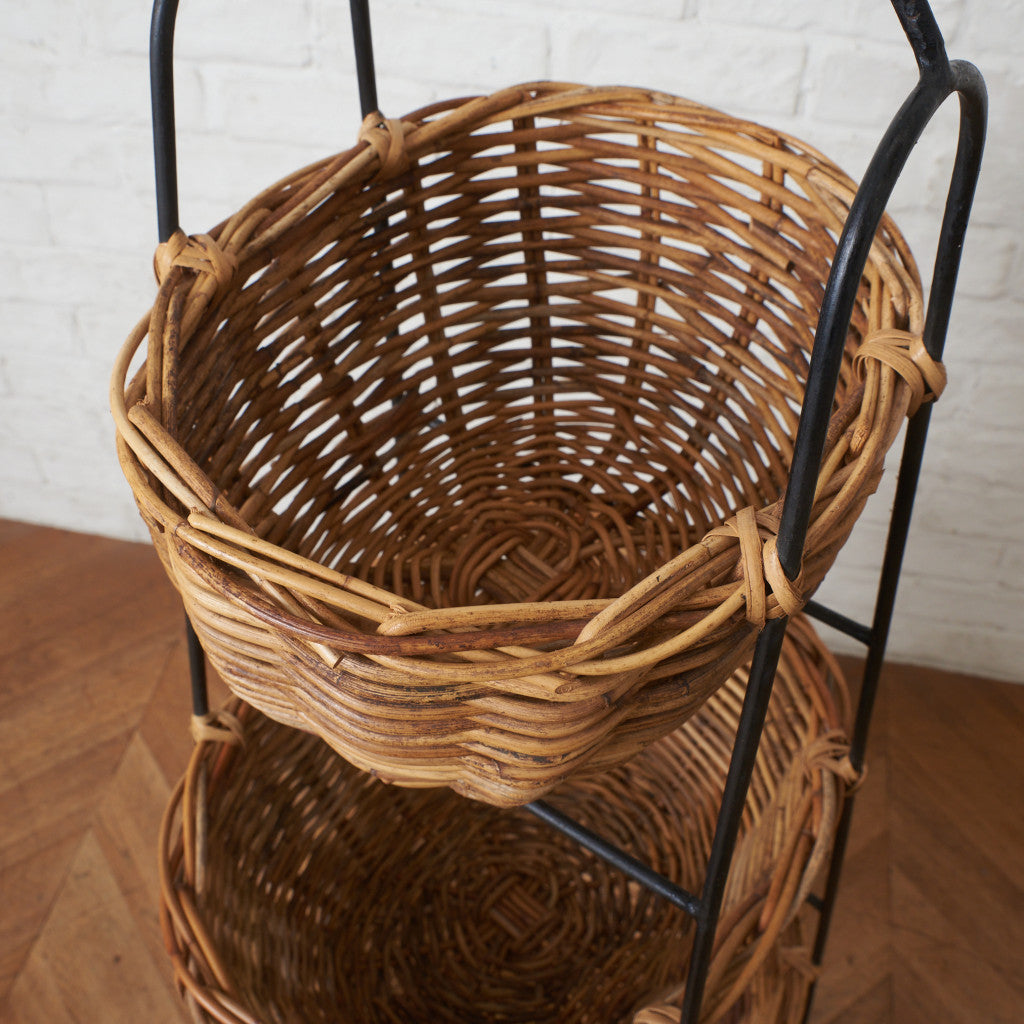 ヴィンテージ バスケットスタンド