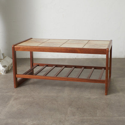 ヴィンテージ タイルトップ コーヒーテーブル