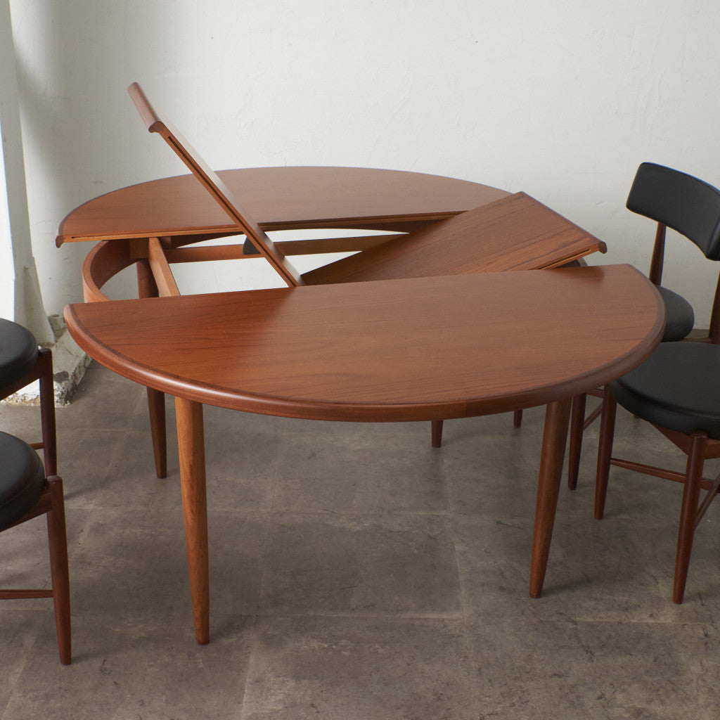 エクステンション ラウンドダイニングテーブル