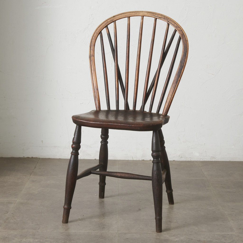 アンティーク　ウィンザーチェア　ブラック ウィンザーチェア/家具/ダイニング/アンティーク | 骨董・アンティーク