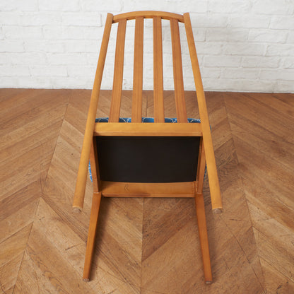 英国ヴィンテージ ダイニングチェア / 張替済