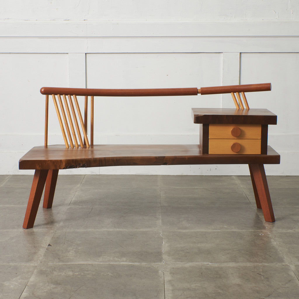 作家物 無垢材 ベンチ