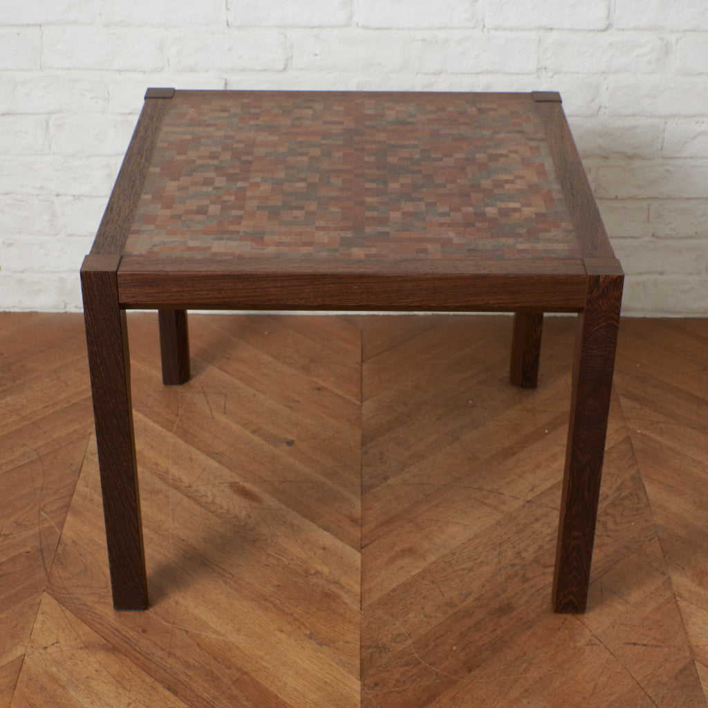 寄木サイドテーブル