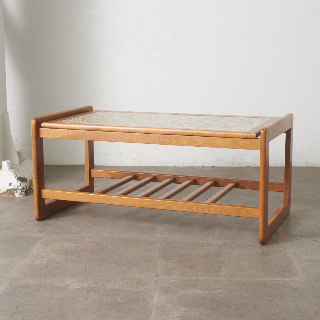 英国ヴィンテージ タイルトップ コーヒーテーブル – rocca rocca