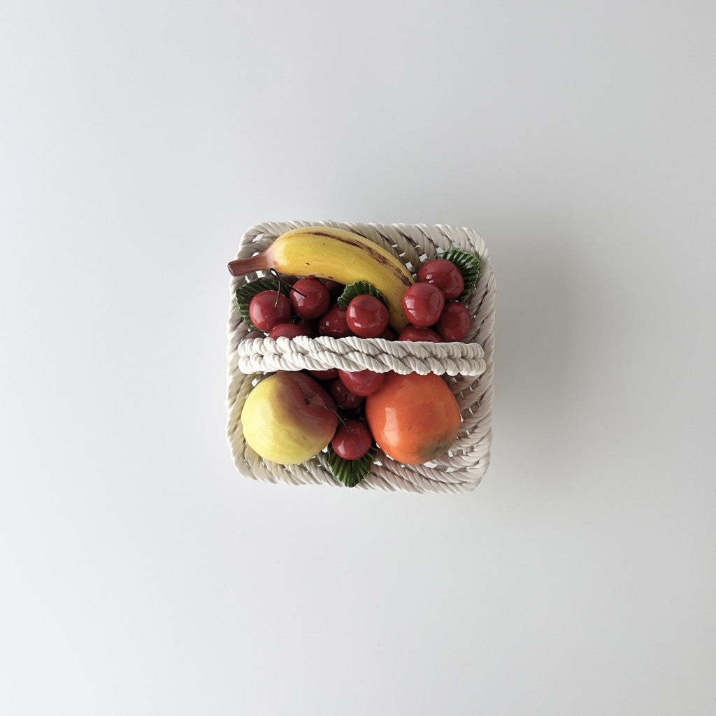 ヴィンテージ セラミック フルーツバスケット