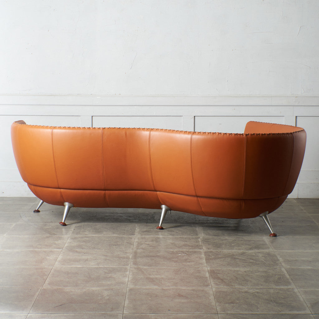 カウチソファ 総本革張り DS-102