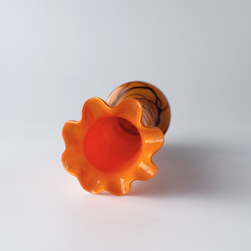 チェコ製 ヴィンテージ Tango タンゴ ガラスフラワーベース