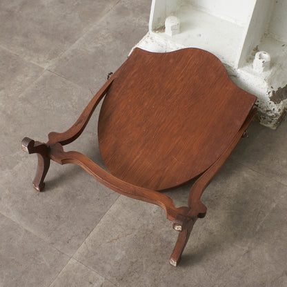 英国アンティーク マホガニー材 スタンドミラー