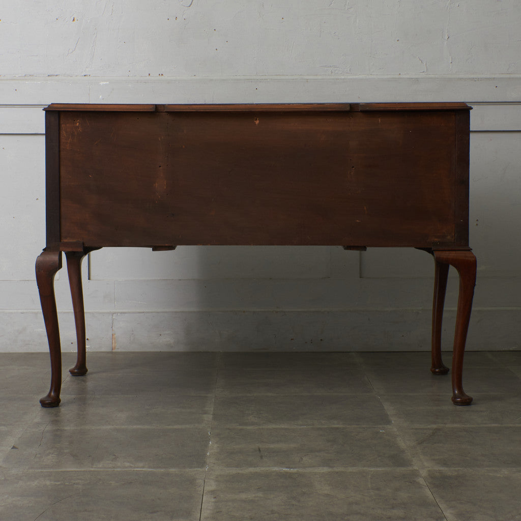 アンティーク ウォールナット材 両袖デスク