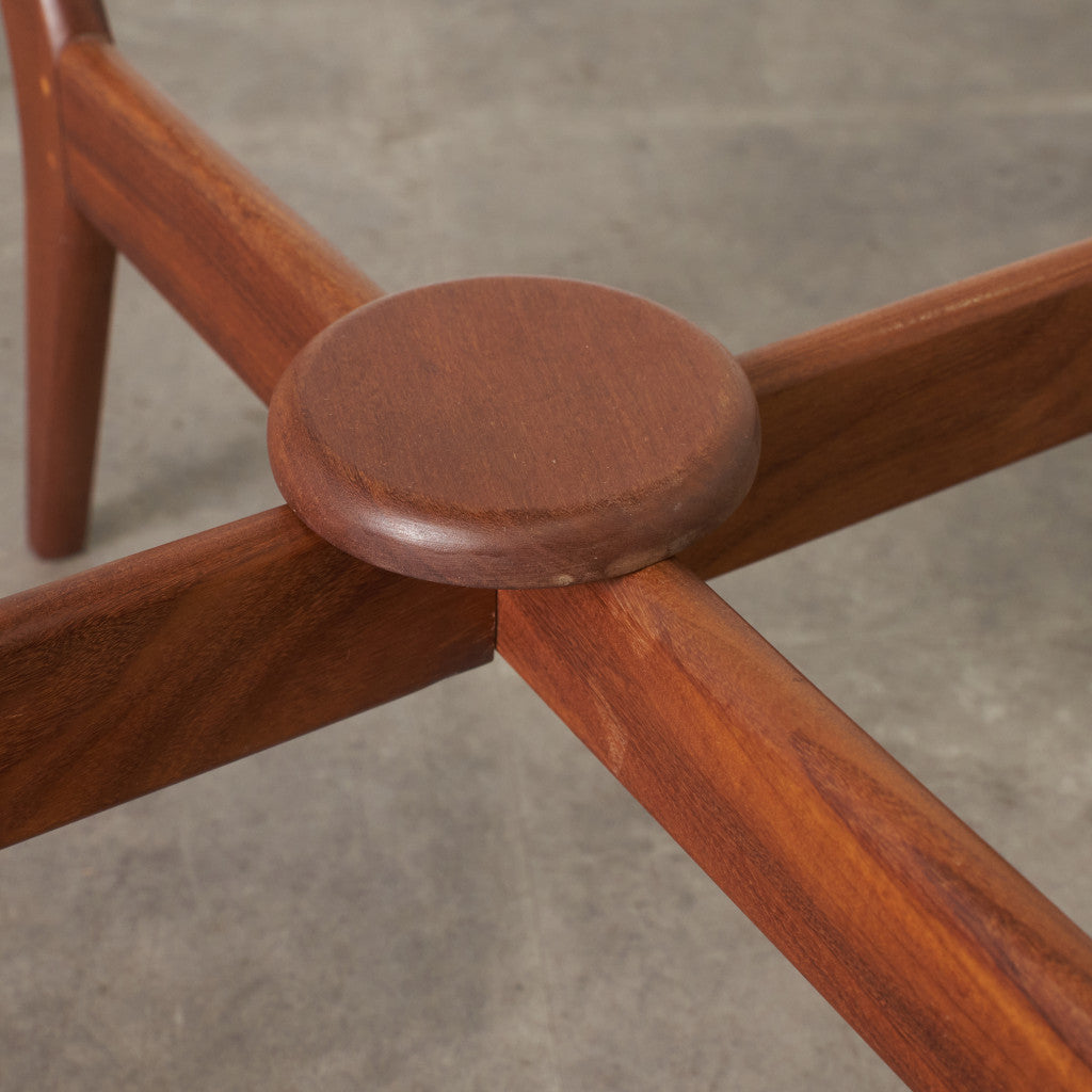 英国ヴィンテージ ガラストップ センターテーブル