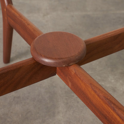 英国ヴィンテージ ガラストップ センターテーブル