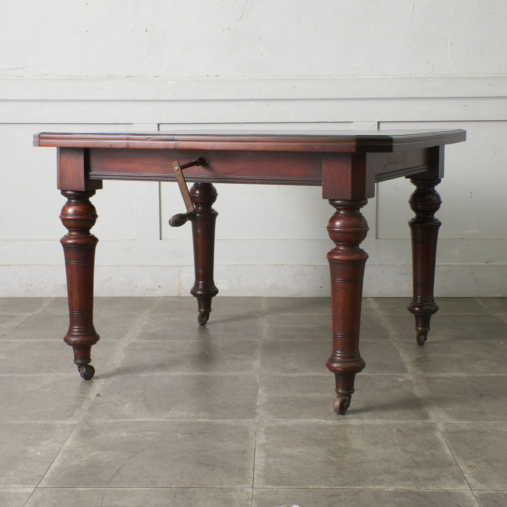 エドワーディアン ハンドル開閉式 エクステンションテーブル