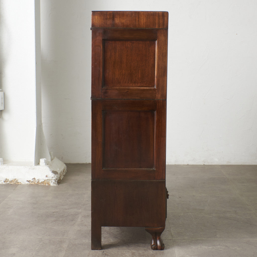 英国アンティーク スタッキングブックケース