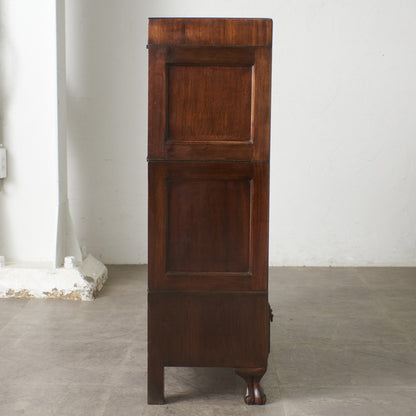 英国アンティーク スタッキングブックケース