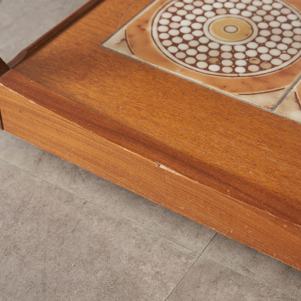 英国ヴィンテージ タイルトップ トロリー