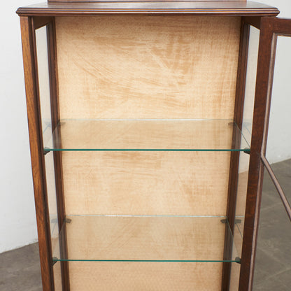 英国アンティーク ガラスキャビネット