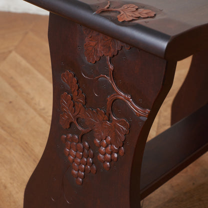 葡萄彫刻 スツール