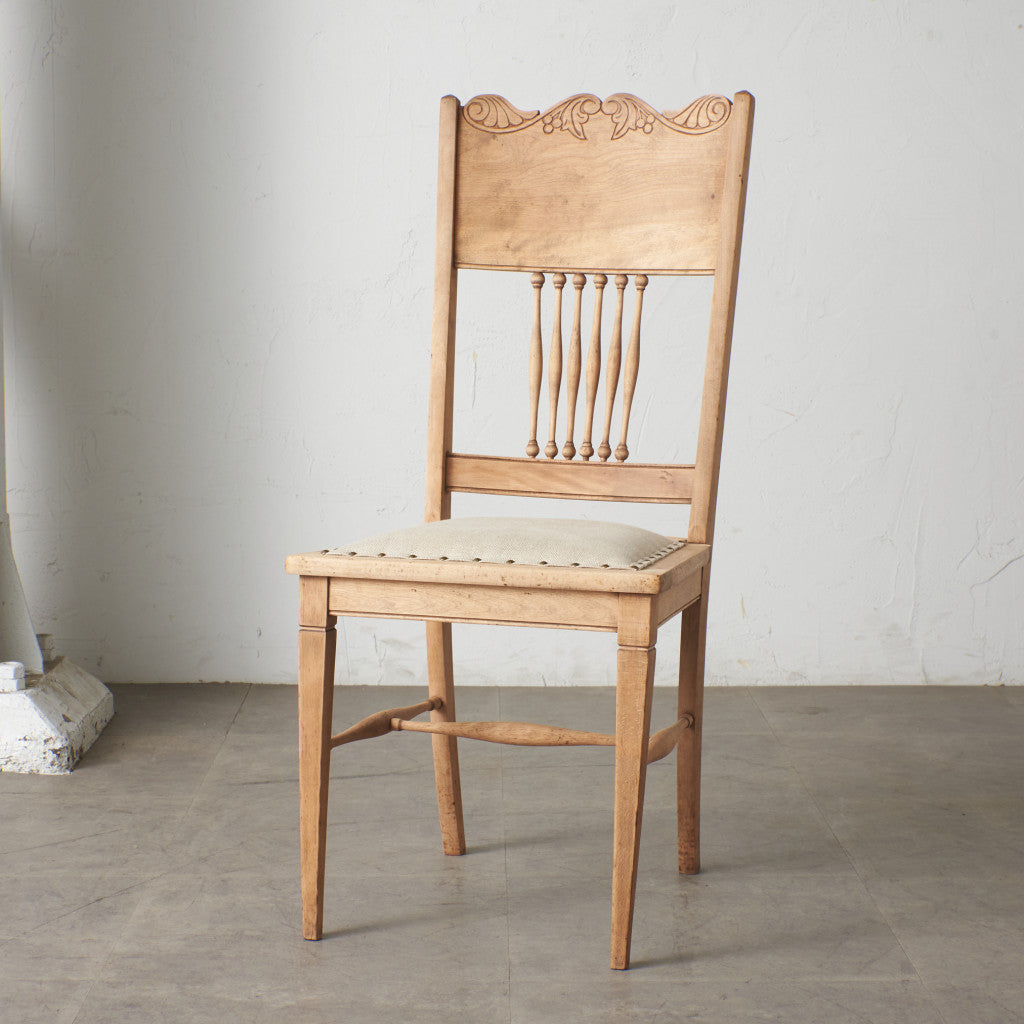 ストリップド加工 ダイニングチェア / 張替済