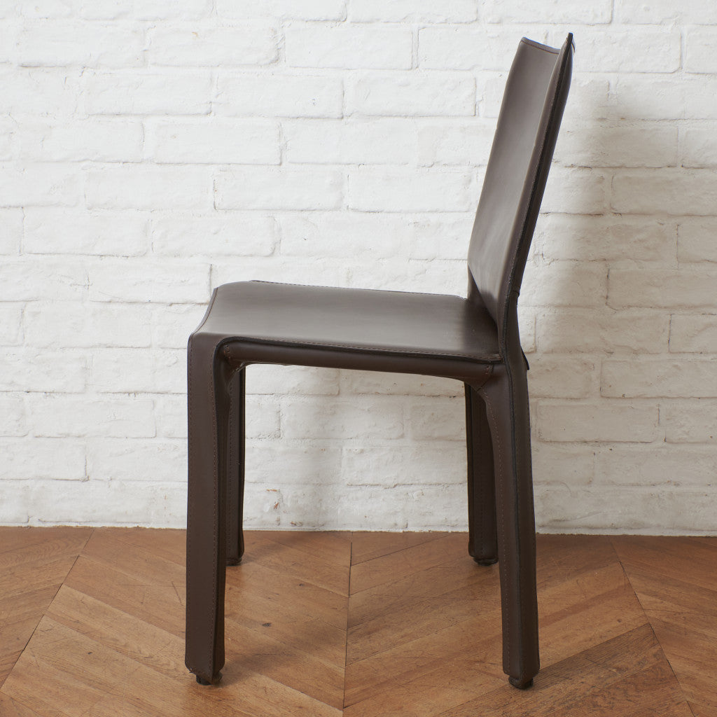 ★美品正規品Cassinaカッシーナ 412CABキャブチェア マリオ・ベリーニ 412 Cab Armless Chair (キャブ アームレスチェア) | Cassina