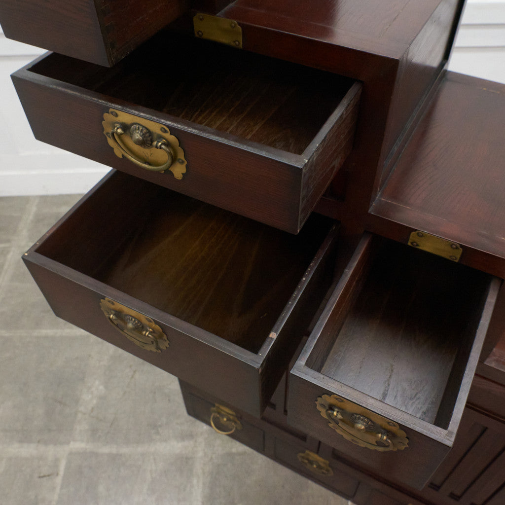 李朝家具様式 両面型 階段箪笥