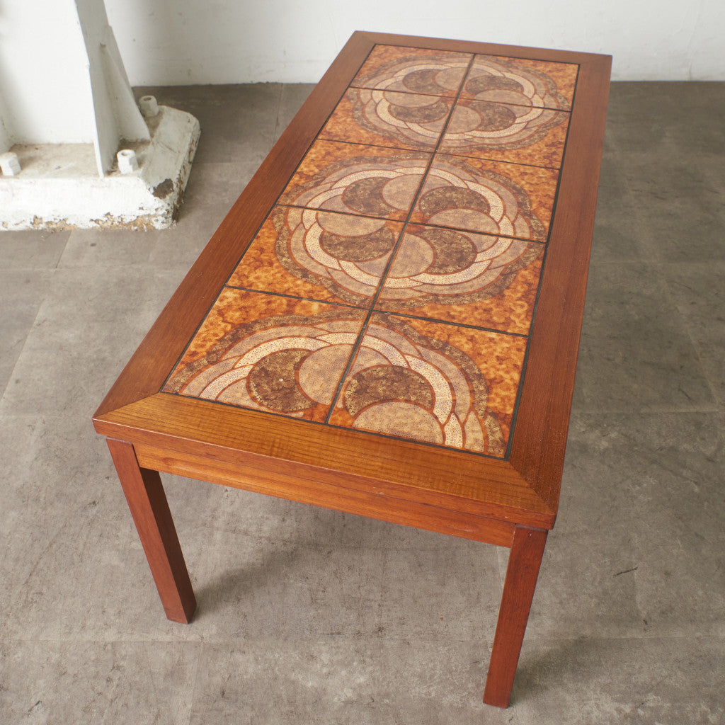 デンマーク ヴィンテージ タイルトップコーヒーテーブル