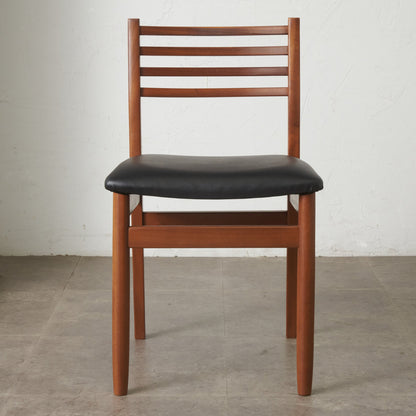 英国ヴィンテージ ラダーバック ダイニングチェア / 張替済