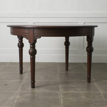 西洋クラシック ラウンドダイニングテーブル