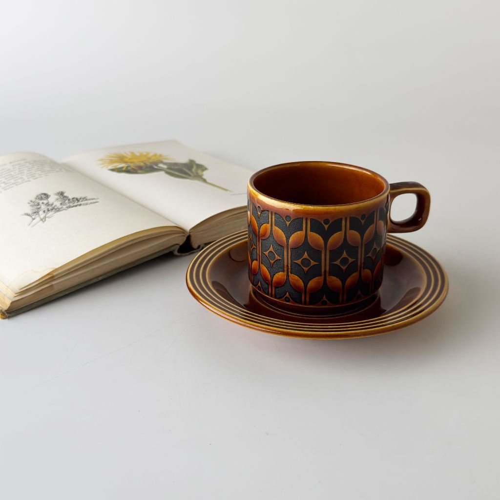 Heirloom エアルーム カップ&ソーサー Autumn brown