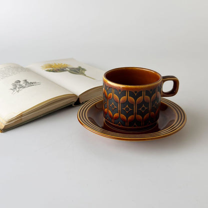 Heirloom エアルーム カップ&ソーサー Autumn brown