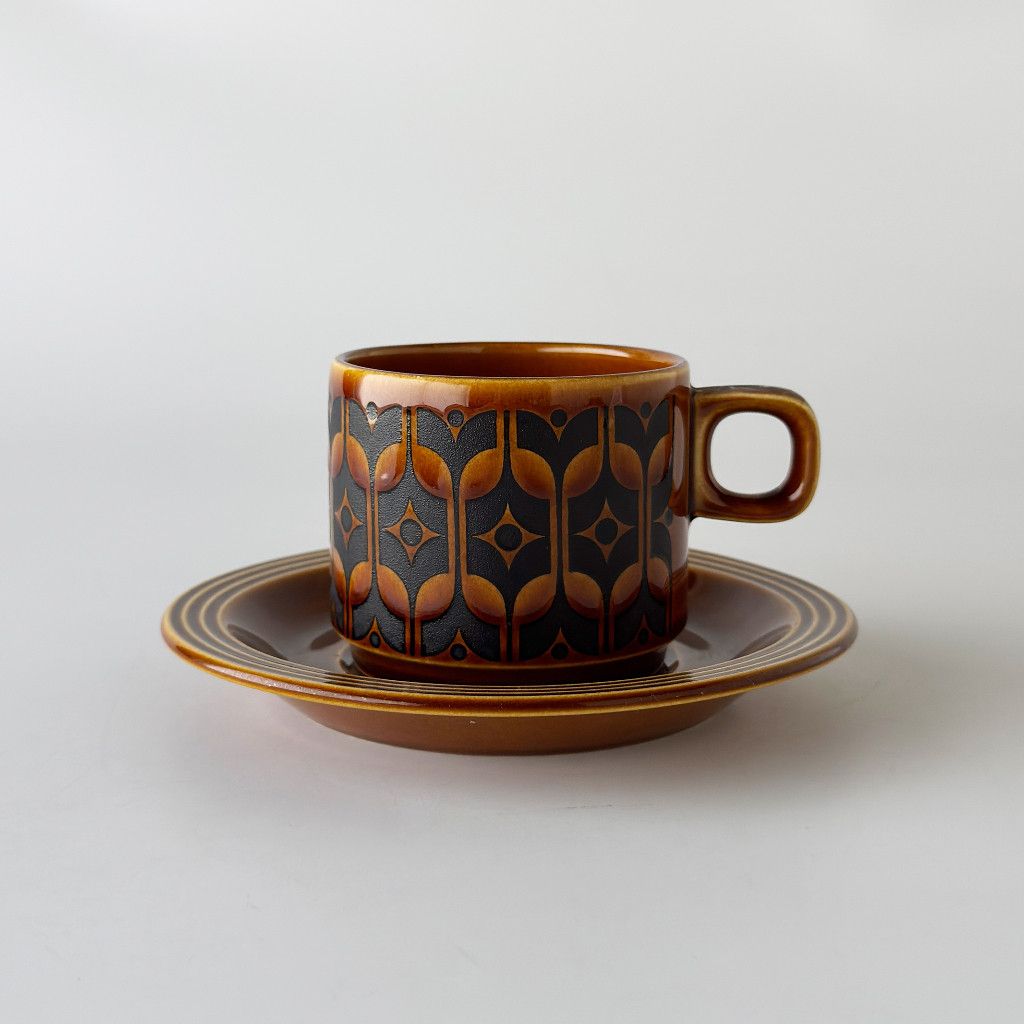 Heirloom エアルーム カップ&ソーサー Autumn brown