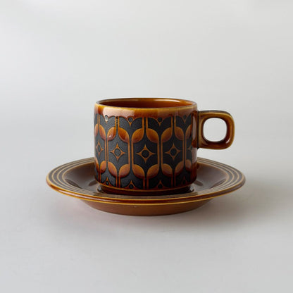 Heirloom エアルーム カップ&ソーサー Autumn brown