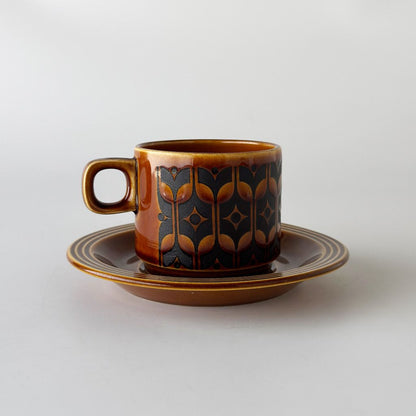 Heirloom エアルーム カップ&ソーサー Autumn brown