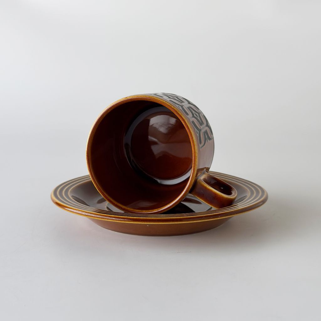 Heirloom エアルーム カップ&ソーサー Autumn brown