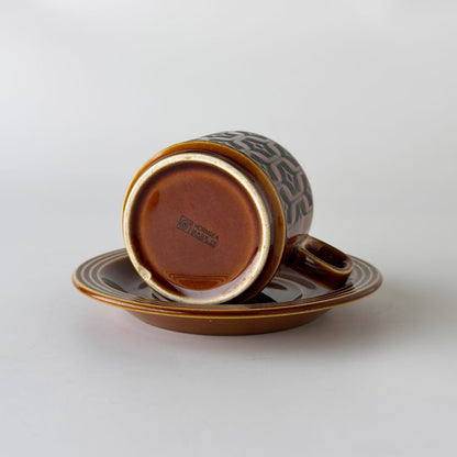 Heirloom エアルーム カップ&ソーサー Autumn brown