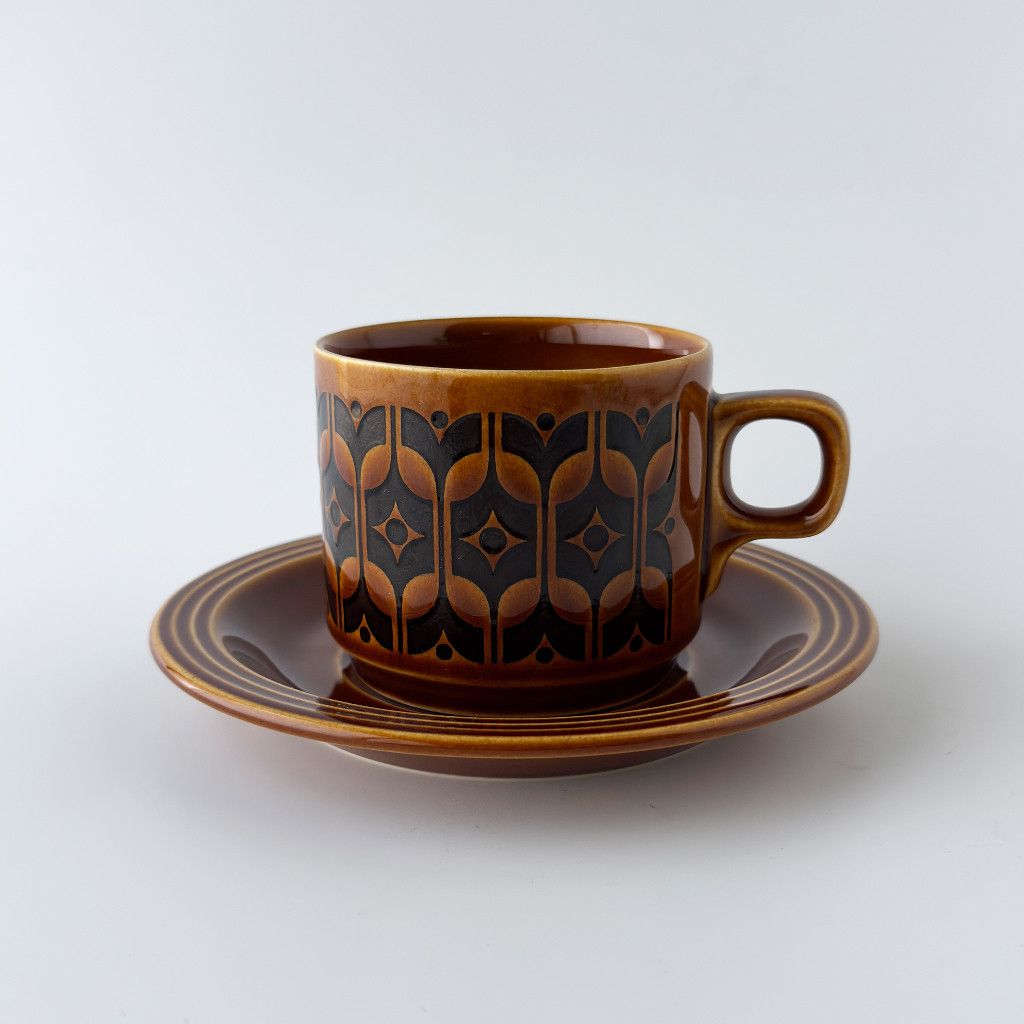 Heirloom エアルーム カップ&ソーサー Autumn brown