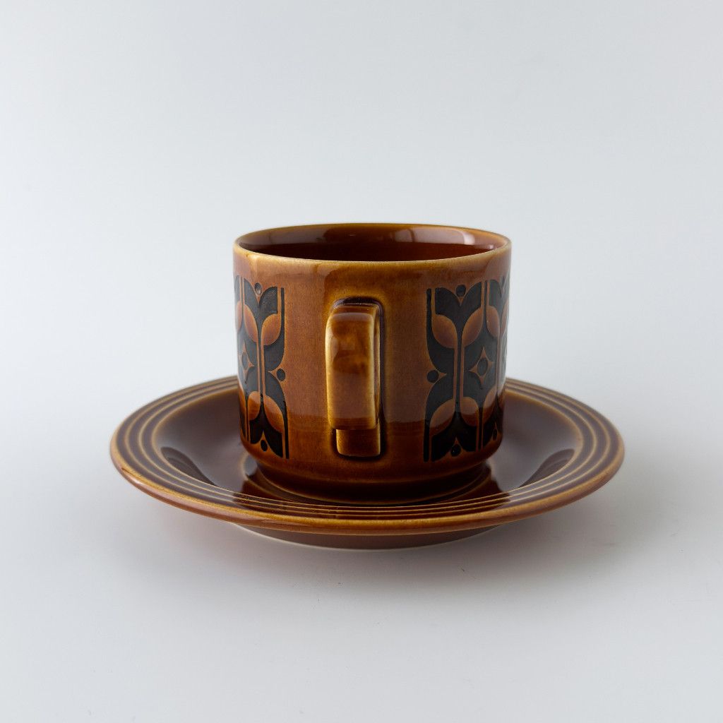 Heirloom エアルーム カップ&ソーサー Autumn brown