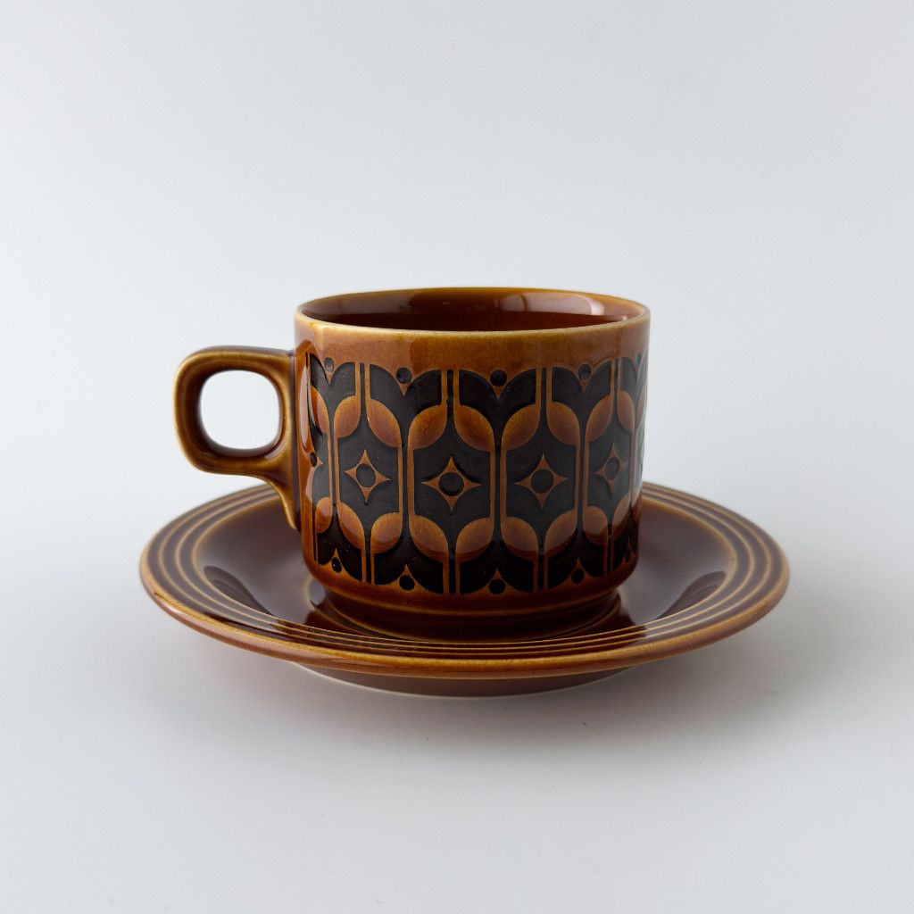 Heirloom エアルーム カップ&ソーサー Autumn brown