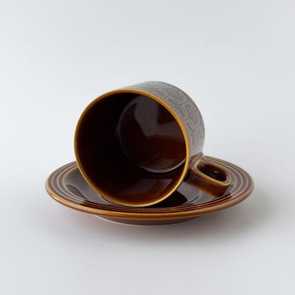 Heirloom エアルーム カップ&ソーサー Autumn brown