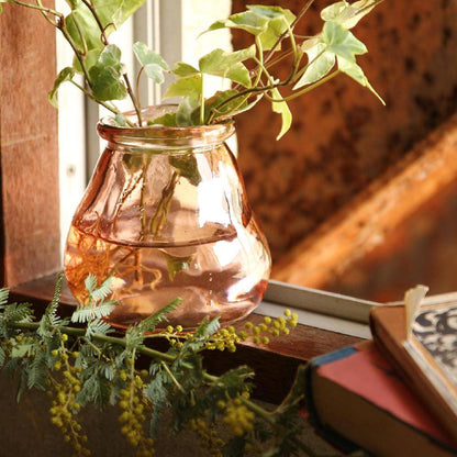 リサイクルガラス フラワーベース CERO パープル